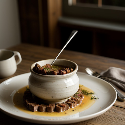 Minced Lamb Fondue recipe image