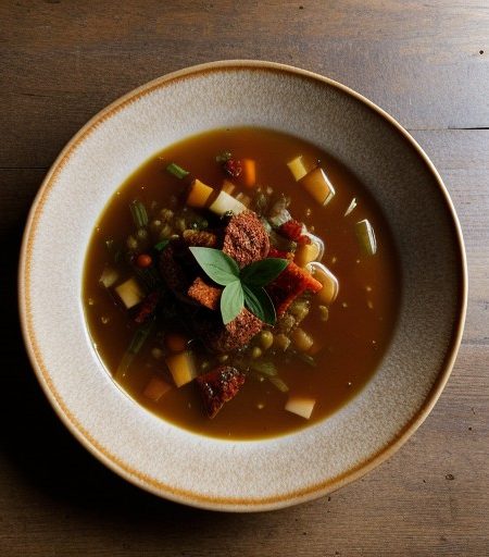 Minestrone With Dried Tomatoes recipe image