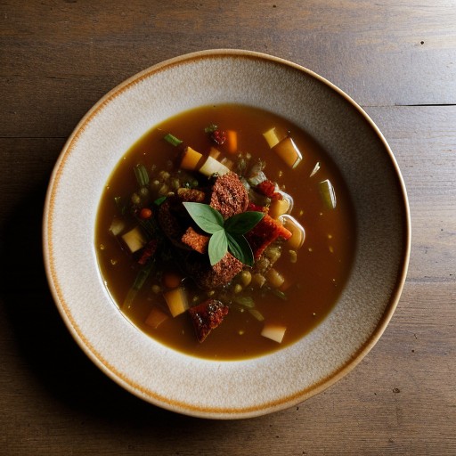 Minestrone With Dried Tomatoes recipe image