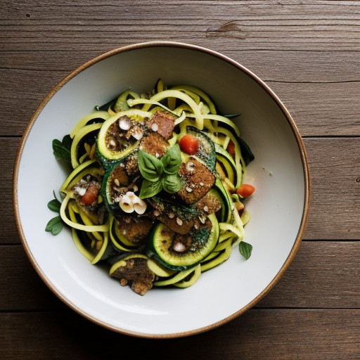 Mingle Mangle (Warm Zucchini Salad recipe image