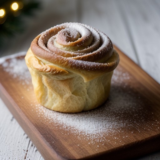 Mini-Cinnamon Christmas Tree Rolls recipe image