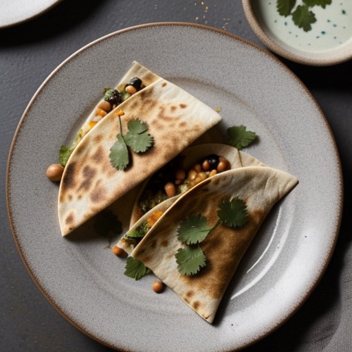 Mini Shrimp and Black Eyed Pea Quesadillas recipe image