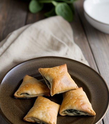 Mini Spinach Turnovers recipe image