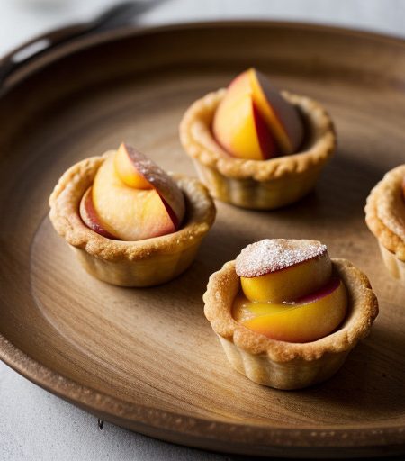 Miniature Apple Peach Tarts recipe image