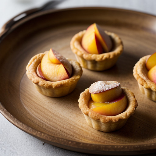 Miniature Apple Peach Tarts recipe image
