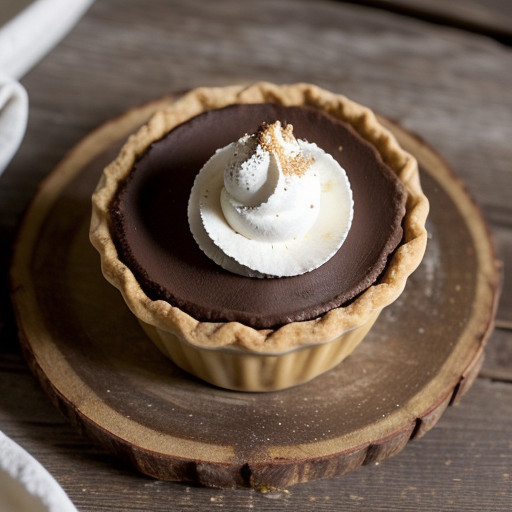 Miniature Chocolate-Peanut Butter Pies recipe image