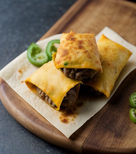 Miniature Tex-Mex Egg Rolls recipe image