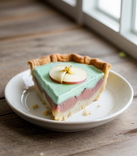 Mint Blossom Pie (With Minted Apple Slices recipe image