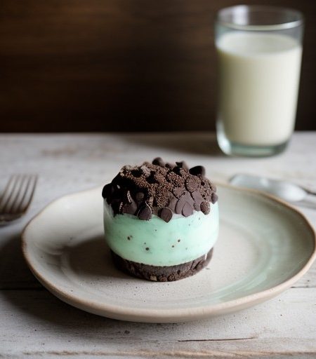Mint-Chocolate Chip Ice Milk recipe image