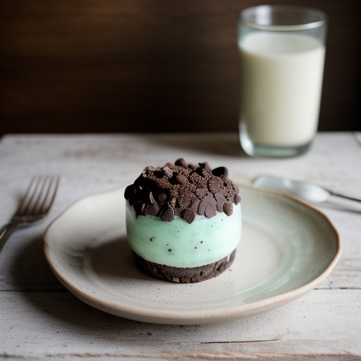 Mint-Chocolate Chip Ice Milk recipe image