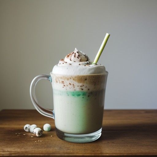 Mint Chocolate Chip Milk Shake recipe image