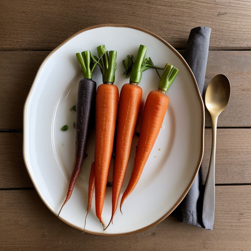 Mint-Glazed Carrots & Snow Peas recipe image