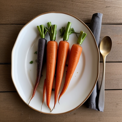 Mint-Glazed Carrots & Snow Peas recipe image