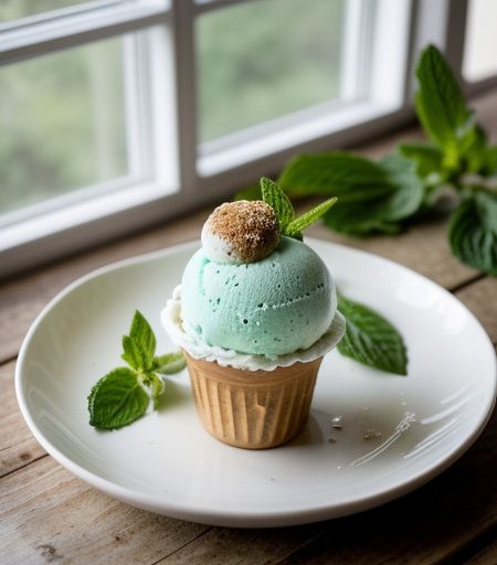 Mint Julep Ice Cream recipe image