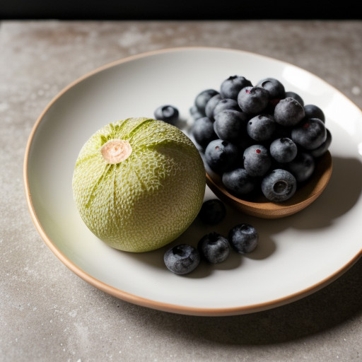 Minted Cantaloup & Blueberries recipe image
