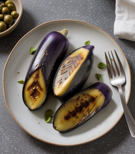 Minted Eggplants recipe image