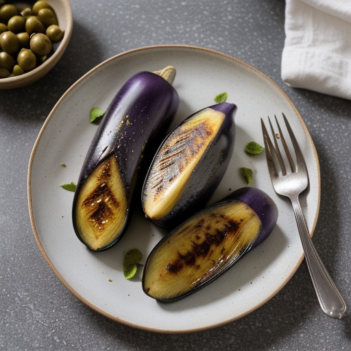 Minted Eggplants recipe image