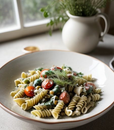 Minted Pasta Salad recipe image