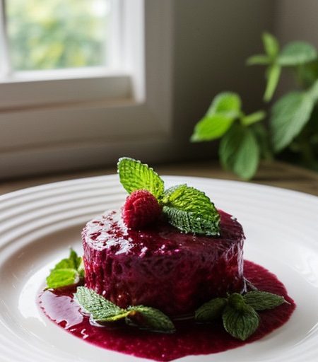 Minted Raspberry Cooler recipe image