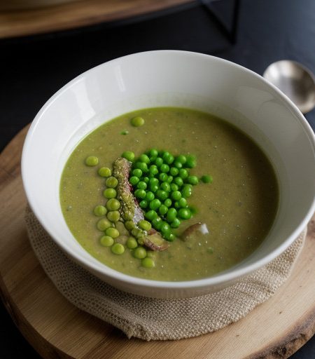 Minted Split & Fresh Pea Soup recipe image