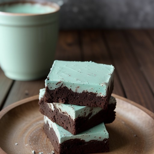 Minty Fudge Brownies recipe image