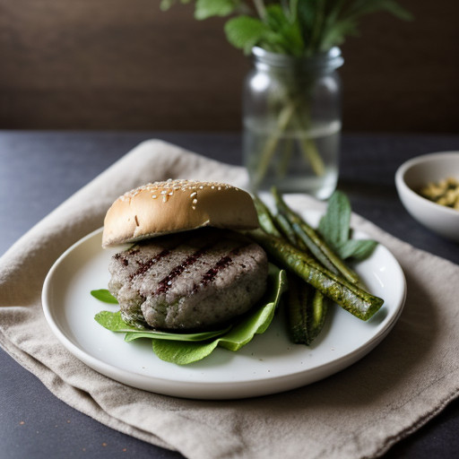 Minty Lamb Burgers recipe image