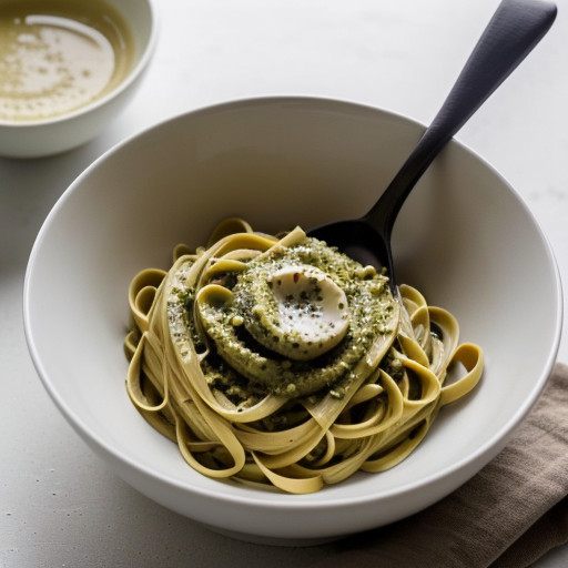 Miso Pesto Pasta recipe image