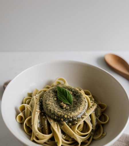 Miso Pesto Pasta recipe image