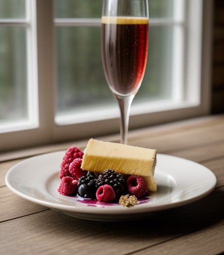 Mixed-Berry Champagne Ambrosia recipe image