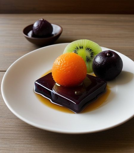 Mixed Fruits With Grass Jelly recipe image