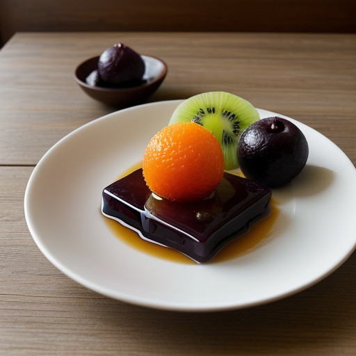 Mixed Fruits With Grass Jelly recipe image