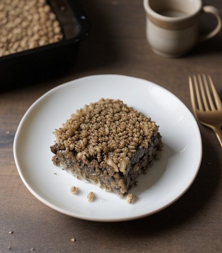 Mixed Grain Mushroom Casserole recipe image