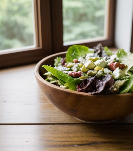 Mixed Green Salad With Dijon-Tarragon Dressin recipe image