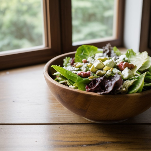 Mixed Green Salad With Dijon-Tarragon Dressin recipe image