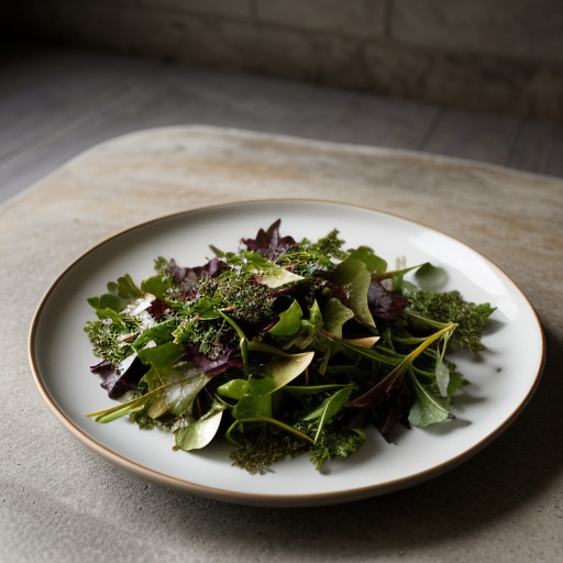 Mixed Greens & Herbs With Cumin recipe image