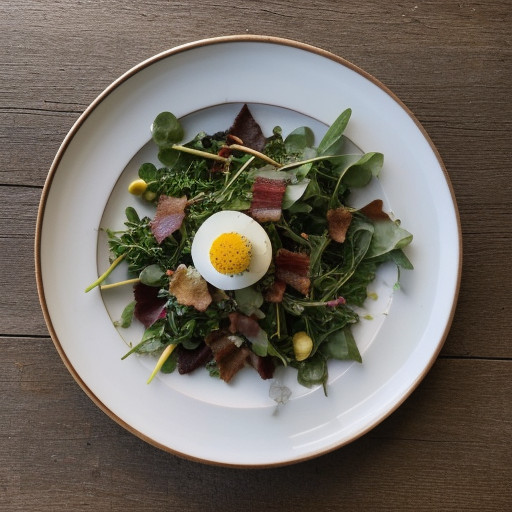 Mixed Greens With Bacon - House Beautiful recipe image