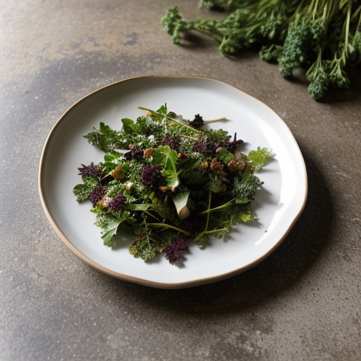 Mixed Greens and Herbs With Cumin recipe image