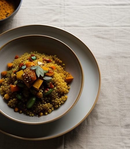 Mixed Vegetable Couscous - Bon Appetit recipe image