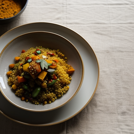 Mixed Vegetable Couscous - Bon Appetit recipe image