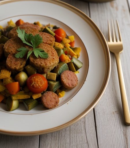 Mixed Vegetable & Frankfurter Casserole recipe image