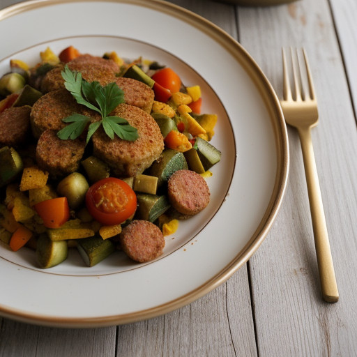 Mixed Vegetable & Frankfurter Casserole recipe image