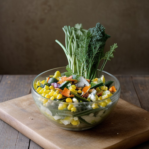 Mixed Vegetable Salad (Lf recipe image