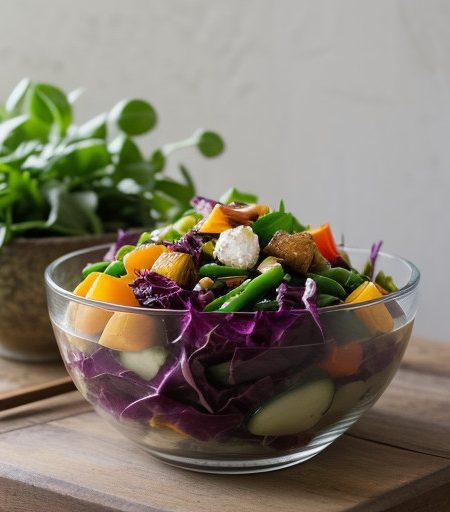 Mixed Vegetable Salad Sweet & Sour recipe image