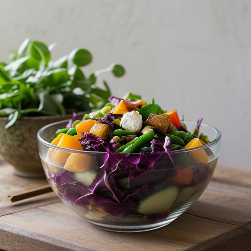 Mixed Vegetable Salad Sweet & Sour recipe image