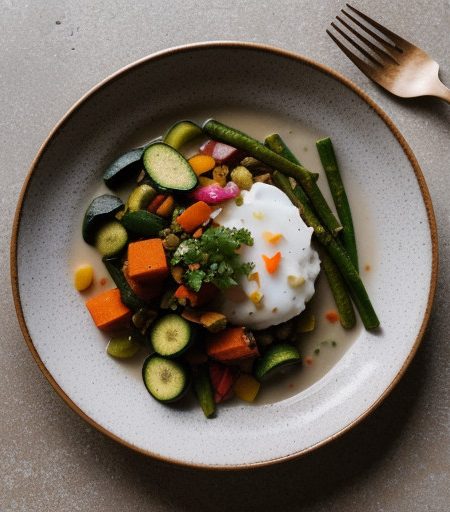 Mixed Vegetables in Coconut Milk recipe image