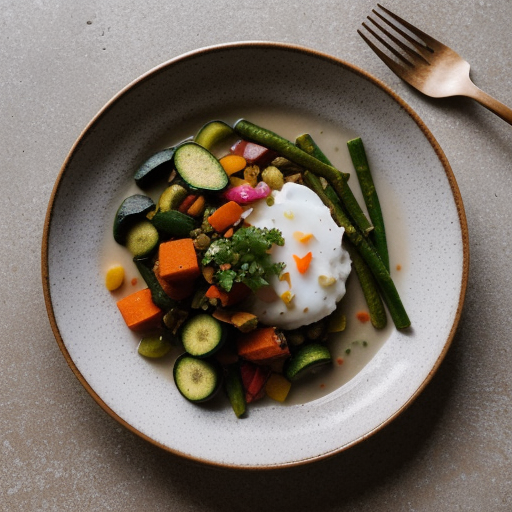 Mixed Vegetables in Coconut Milk recipe image