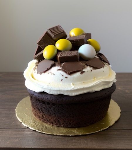 M&m's" Brownie Sundae Cake recipe image