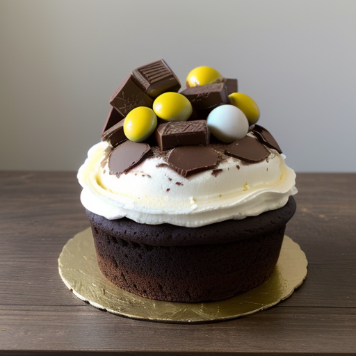 M&m's" Brownie Sundae Cake recipe image