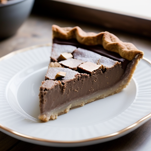 Mocha-Almond Fudge Pie - Bon Appetit recipe image