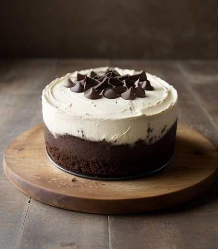 Mocha Chocolate Chip Cheesecake recipe image